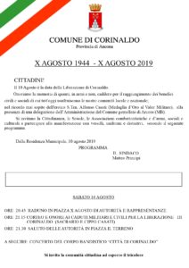 X agosto 2019