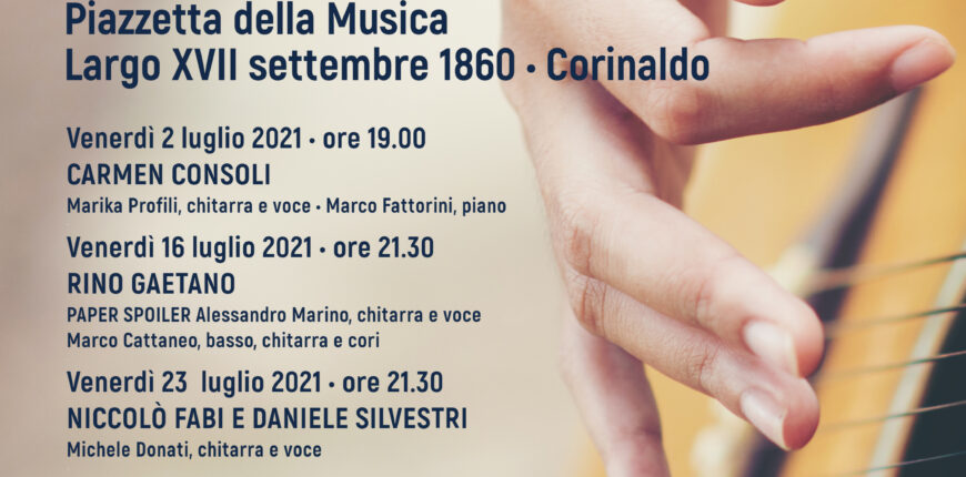 Musica cantautori Corinaldo